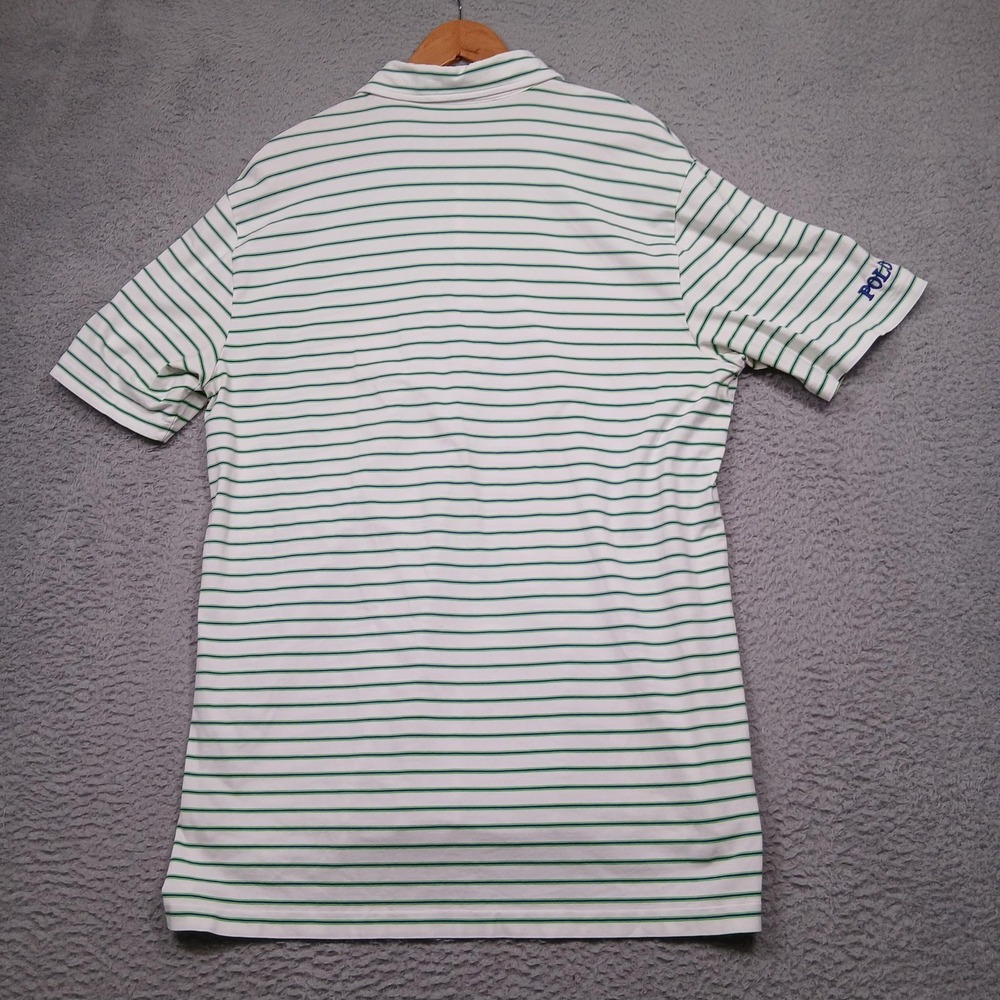 Polo Golf Ralph Lauren Polo Shirt Mens Large Green Stripe Stretch Lisle Pima